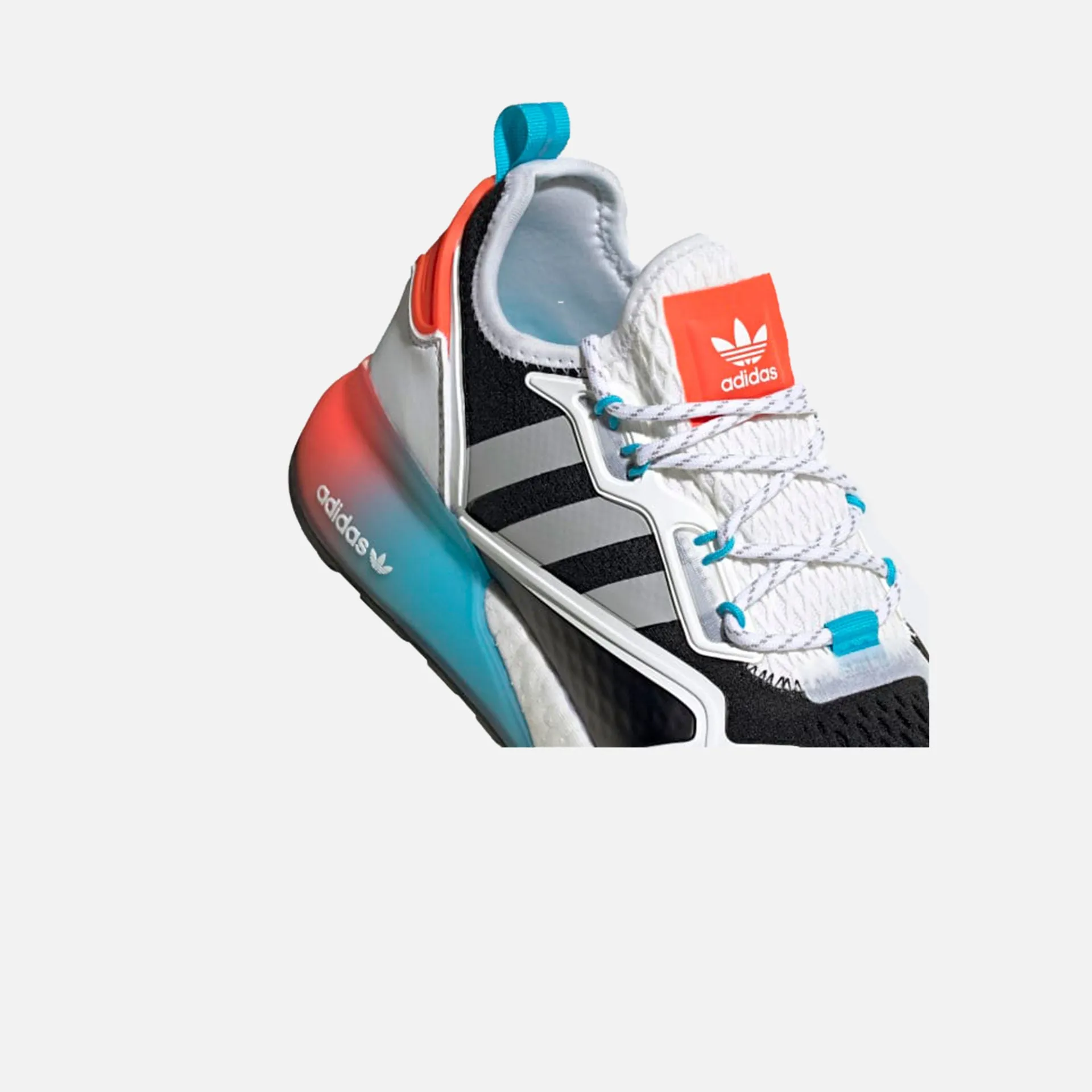 Adidas Originals | ZX 2K BOOST CYAN/GREY/BLACK W