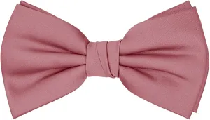 Adjustable Bow Ties for Men, Classic Solid Color Pre-Tied Bowties with Gift Box for Mens Wedding Party