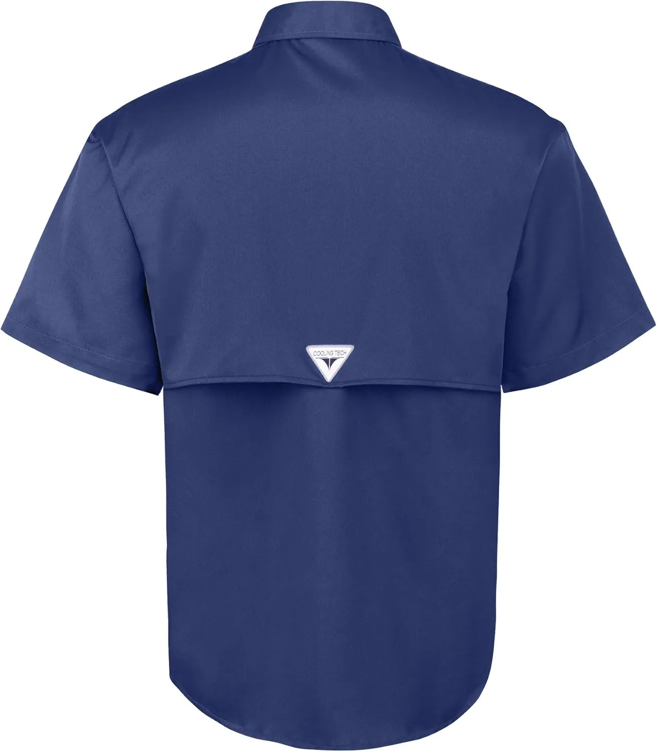 Alimens & Gentle Short Sleeve Fishing Shirt Wicking Fabric Sun Protection Casual Button Down Shirts