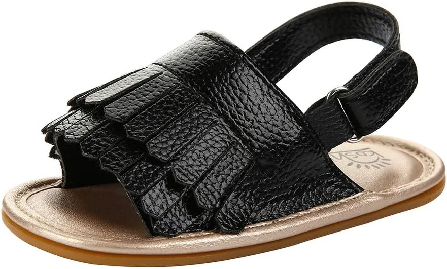 Baby Sandal Tassels Summer Toddler Slipper Shoes 0-18 Months