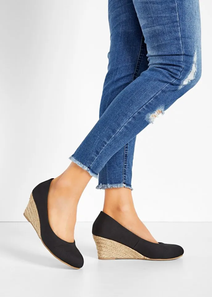 Bodyflirt wedge shoes, black