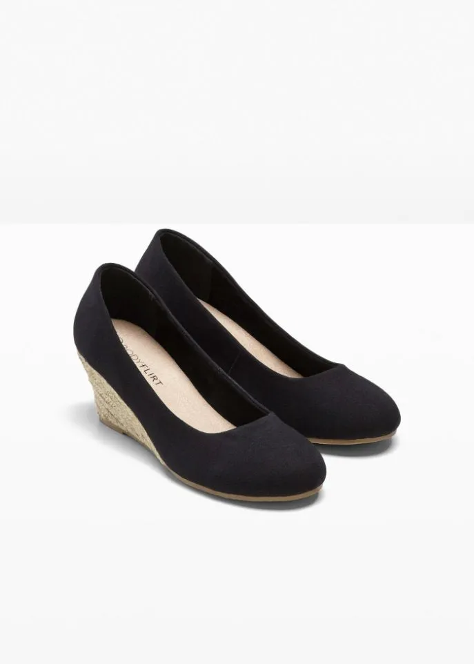 Bodyflirt wedge shoes, black