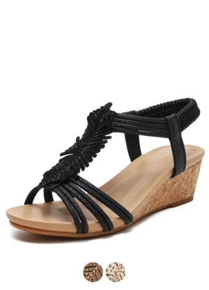 Cornelia Women's Wedge T-Strap Sandal