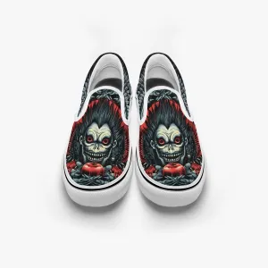 Death Note Ryuk Shinigami Slip Ons Anime Shoes