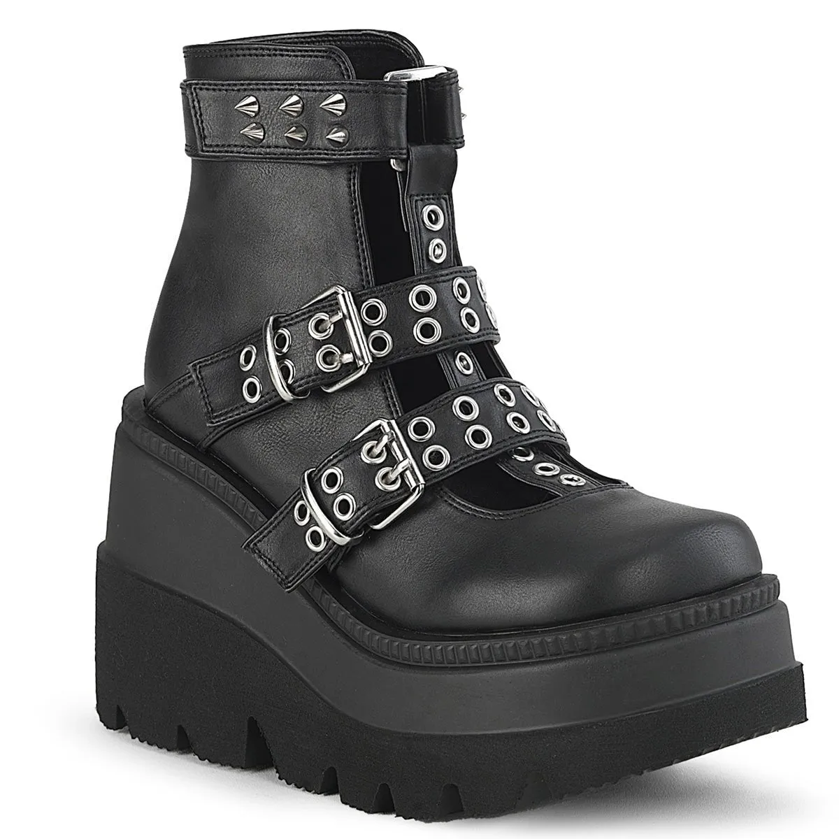 DemoniaCult Shaker 62 Womens Platform Ankle Length Boots