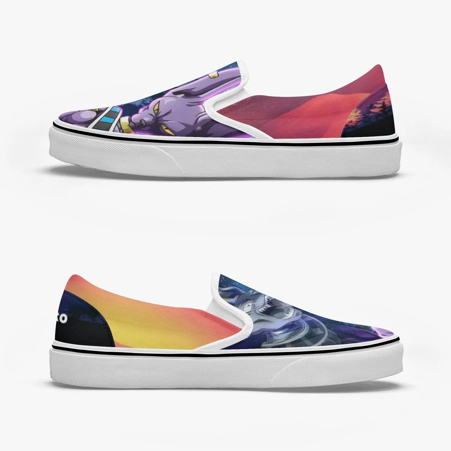 Dragon Ball Z Beerus Slip Ons Anime Shoes