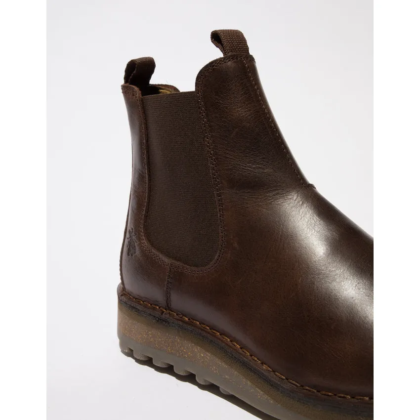Fly London Men's TUVI29FLY Chelsea Ankle Boots Dark Brown