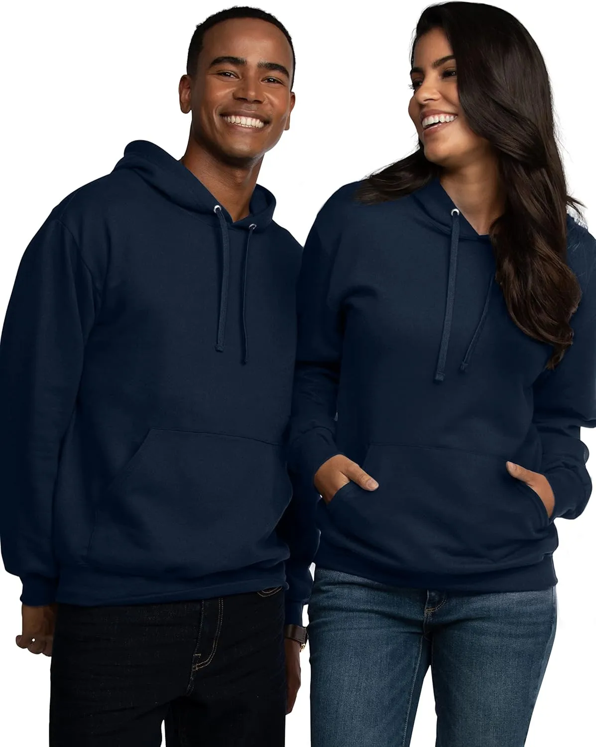Fruit of the Loom Eversoft Fleece Hoodies, Pullover & Full Zip, Moisture Wicking & Breathable, Sizes S-4x