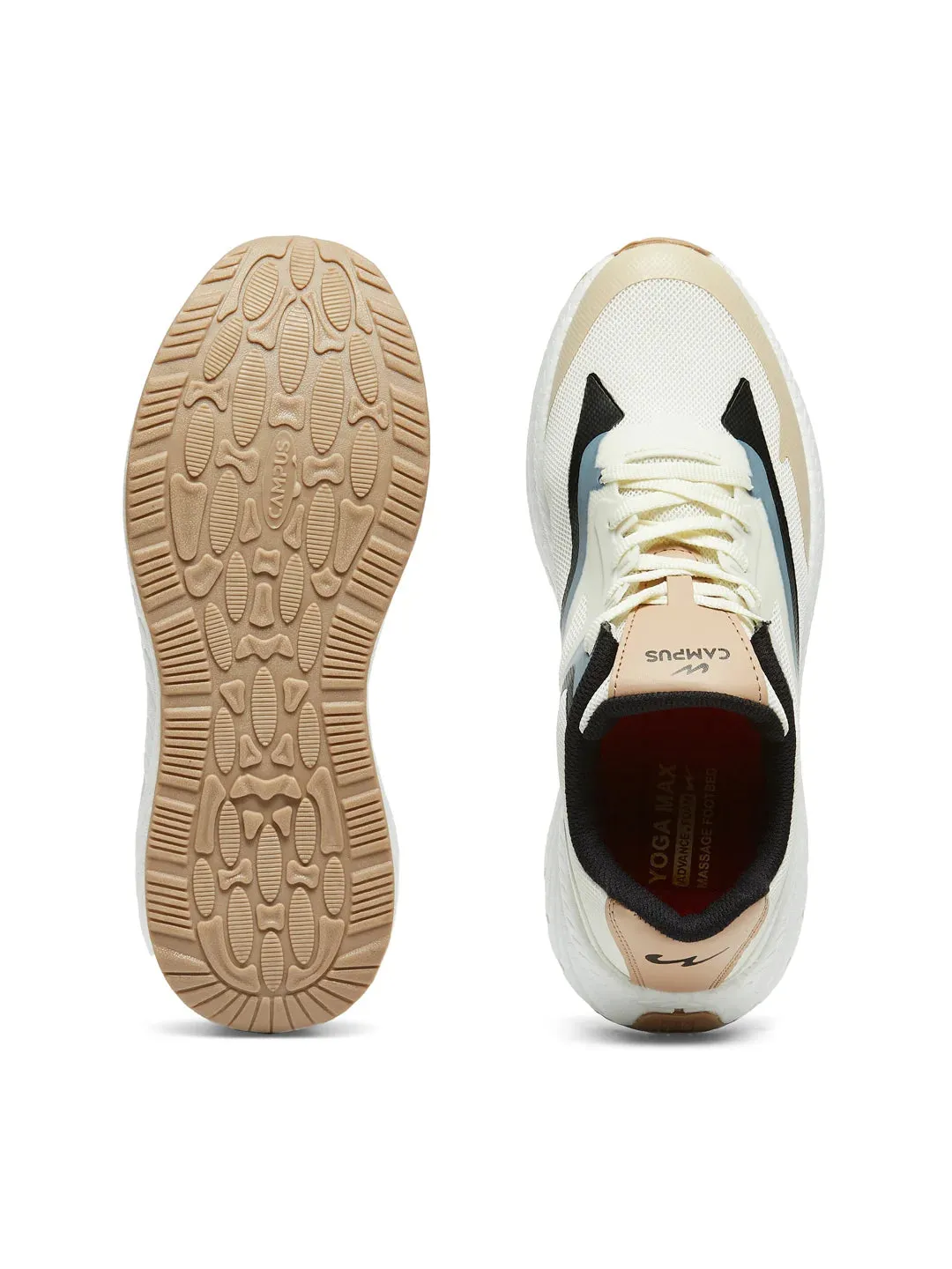 JIVE Off White Men's Running Shoes