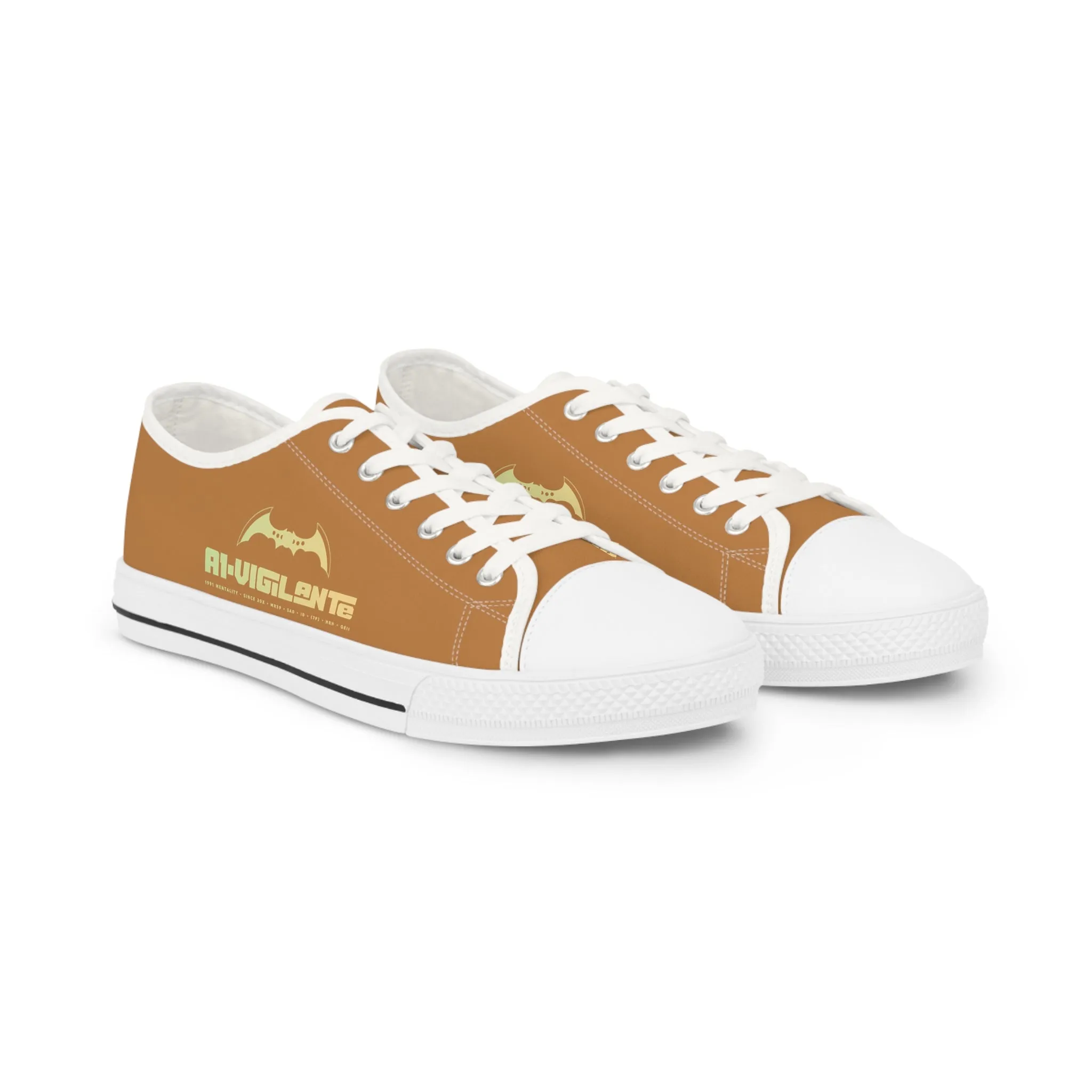 Light Brown A1-Vigilante  Men's Low Top Sneakers