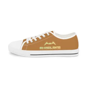 Light Brown A1-Vigilante  Men's Low Top Sneakers