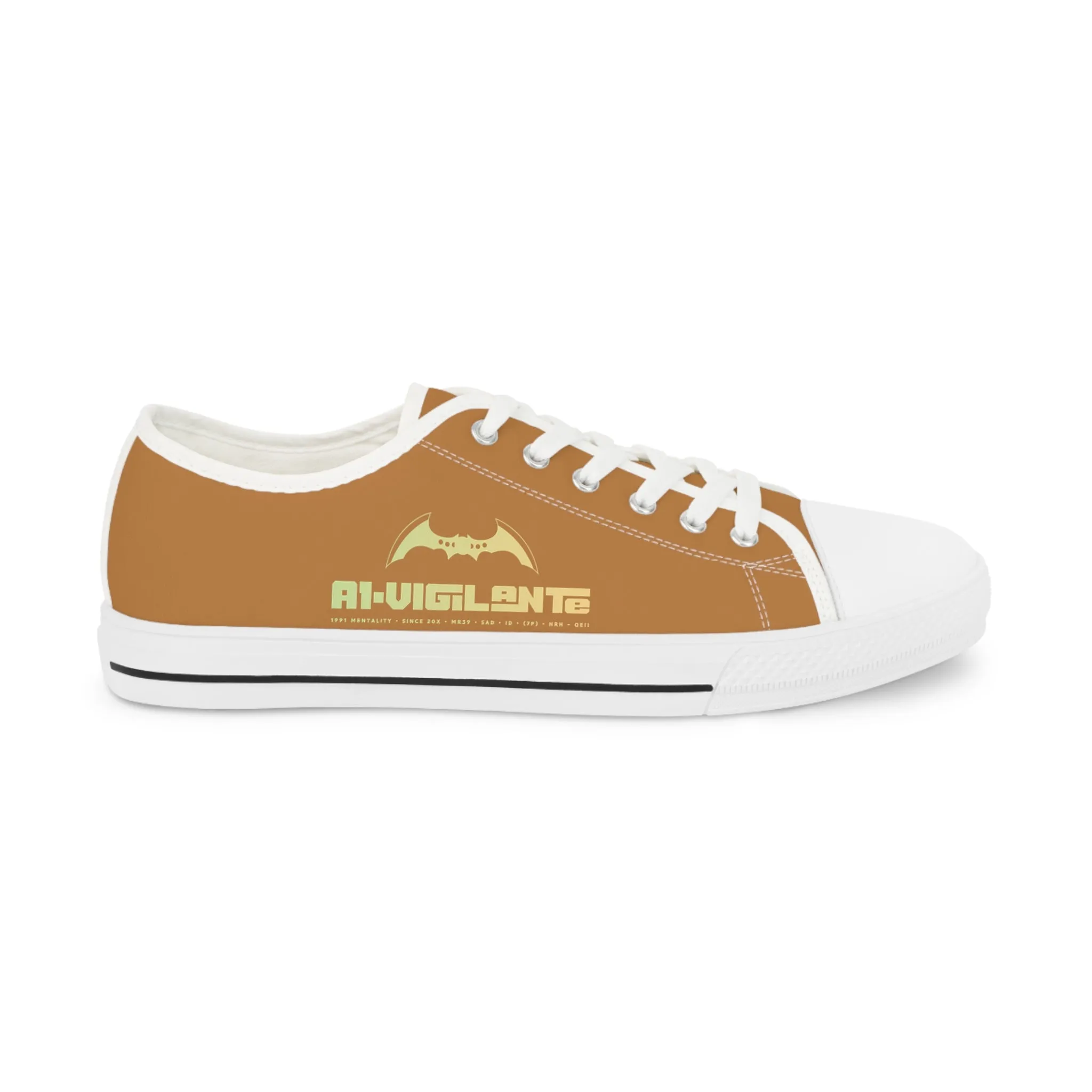 Light Brown A1-Vigilante  Men's Low Top Sneakers