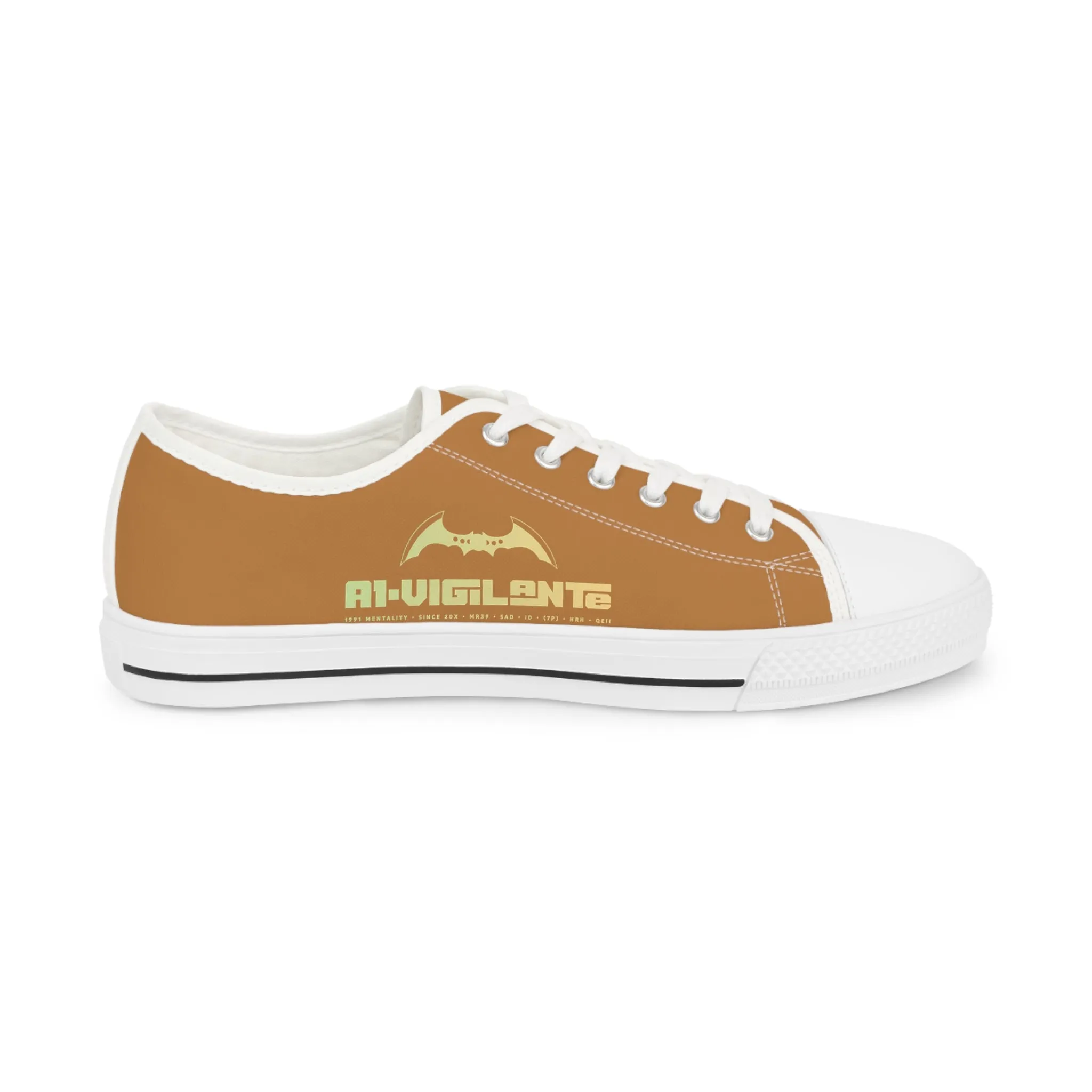 Light Brown A1-Vigilante  Men's Low Top Sneakers