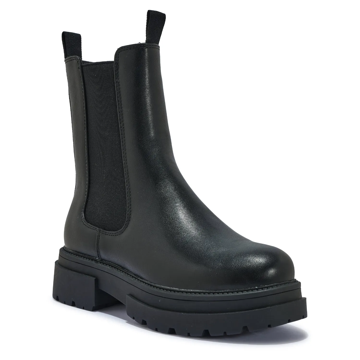 PERTH20 - CHUNKY CASUAL CHELSEA BOOT MID CALF