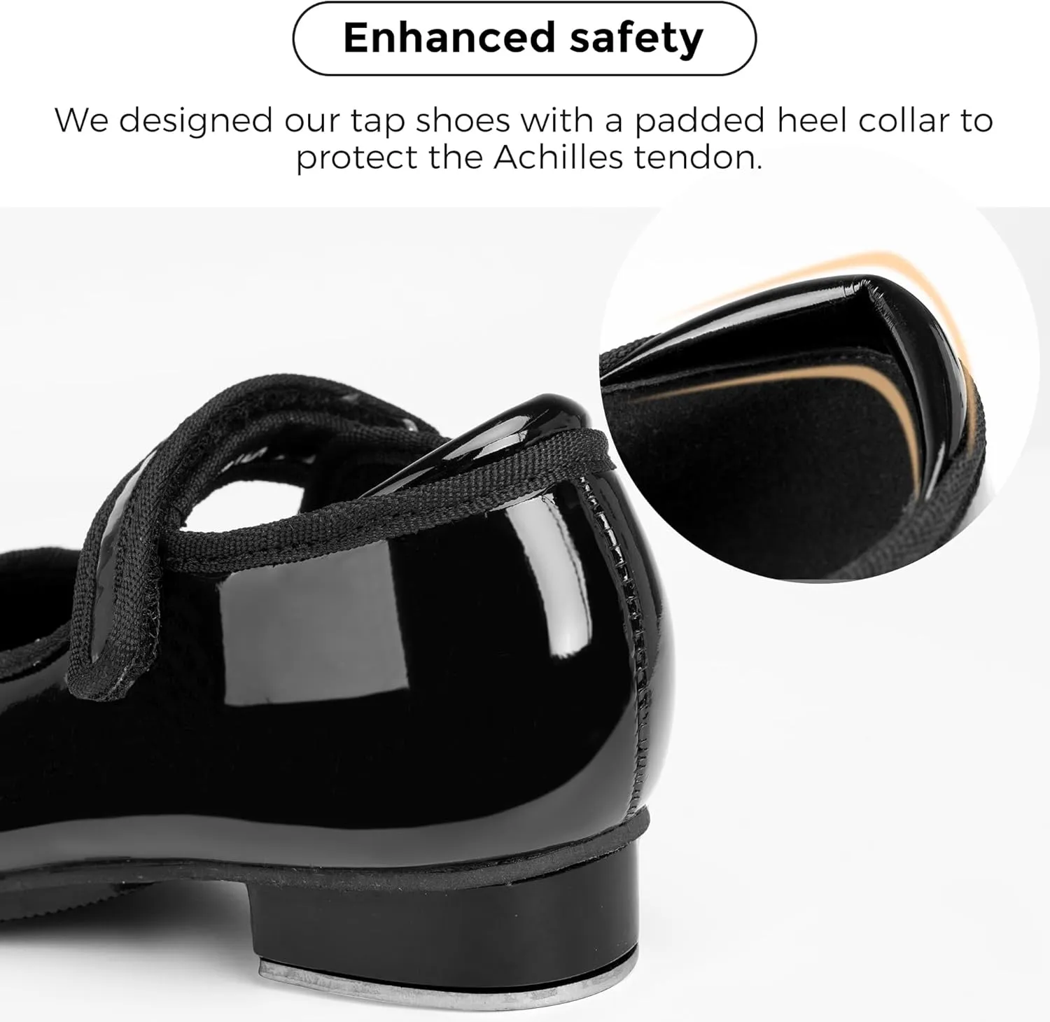 Stelle Tap Shoes for Girls Boys PU Leather Non-Slip Dance Shoes for Toddler/Little Kid/Big Kid