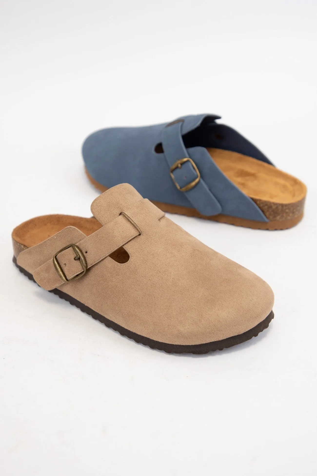 Taupe Slip On Clog