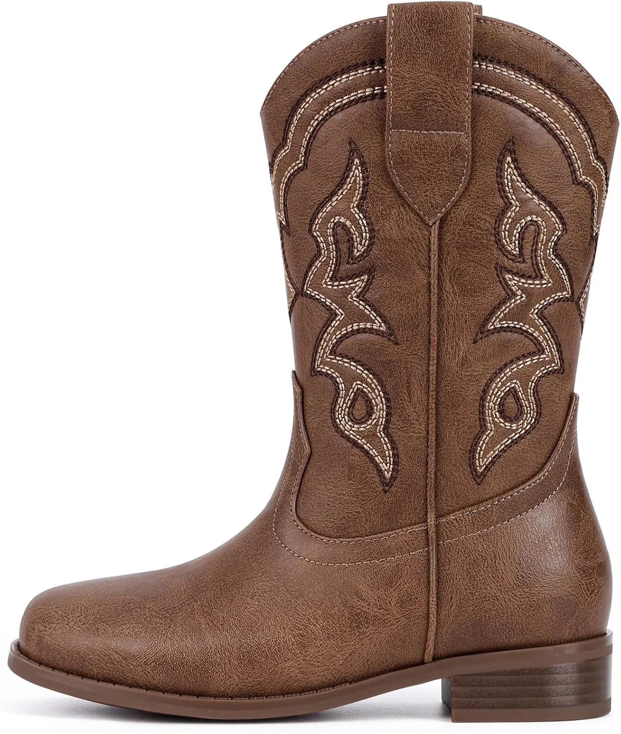 Toddler Girls Cowboy Boots - Cowgirl Western Boot for Kids Mid Calf Riding Shoes Little Kid/Big Kid